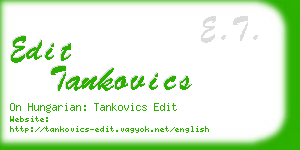 edit tankovics business card